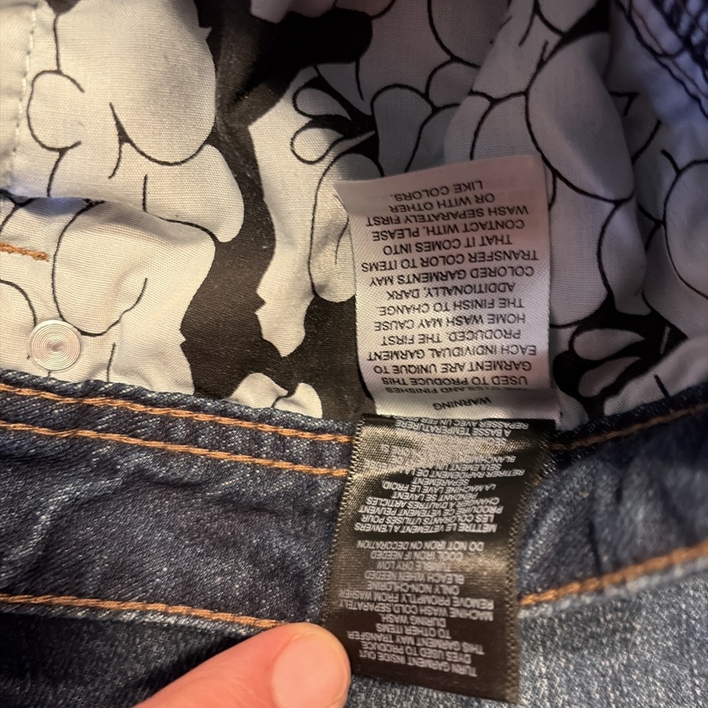 Empyre Vintage Baggy Denim Jeans Graffiti Cat Design Size 38x32 - Picture 15 of 16